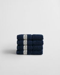 4-delige set premium handdoeken 30x30 - marine