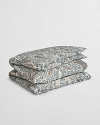 key west paisley eenpersoons dekbedovertrek - tartan groen