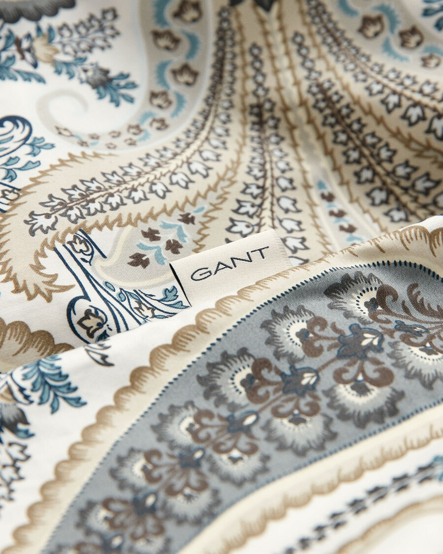 key west paisley tweepersoons dekbed - donkergrijs