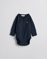 baby shield rompertje met lange mouwen - avondblauw