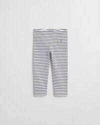 baby shield gestreepte legging - wit
