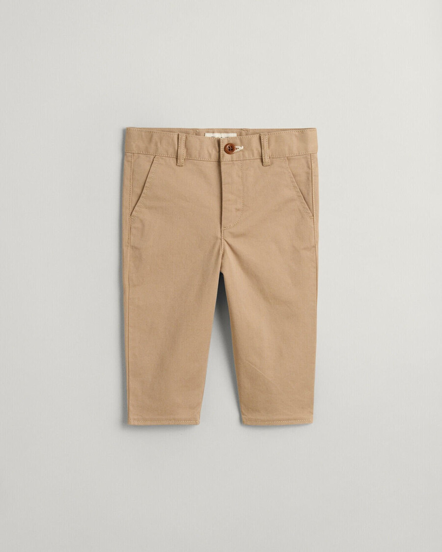baby chinos - donker kaki