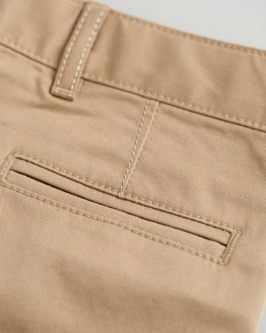 baby chinos - donker kaki