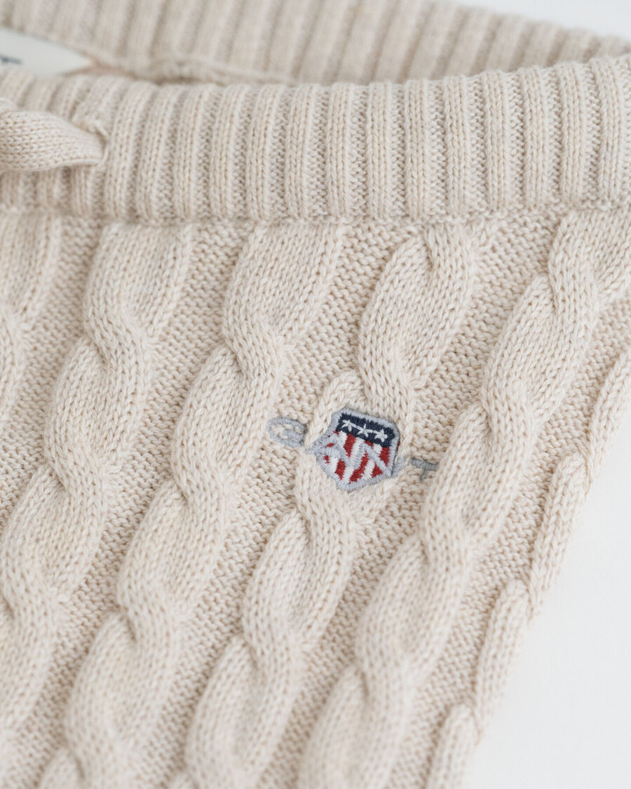 baby shield katoenen kabellegging - lichtbeige melange