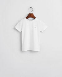 kinder t-shirt met schildmotief - wit