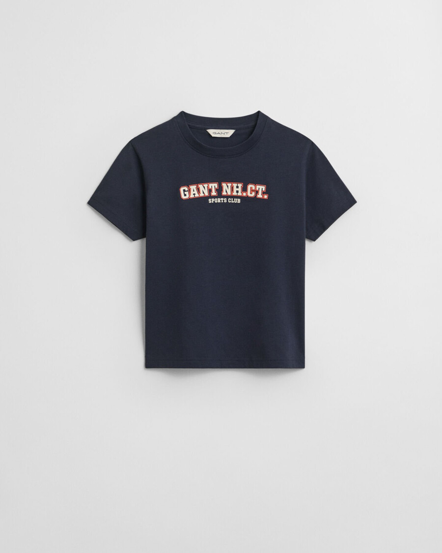 t-shirt met print voor kinderen - avondblauw