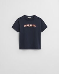 t-shirt met print voor kinderen - avondblauw