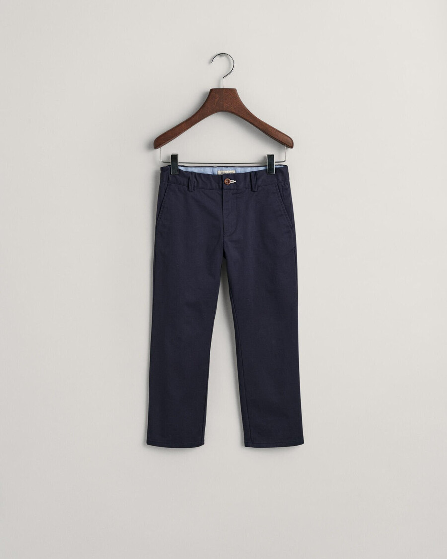 kinderchinos met normale pasvorm - marineblauw
