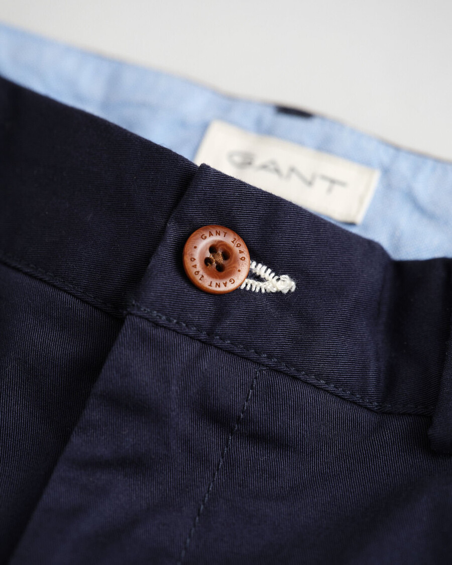 kinderchinos met normale pasvorm - marineblauw