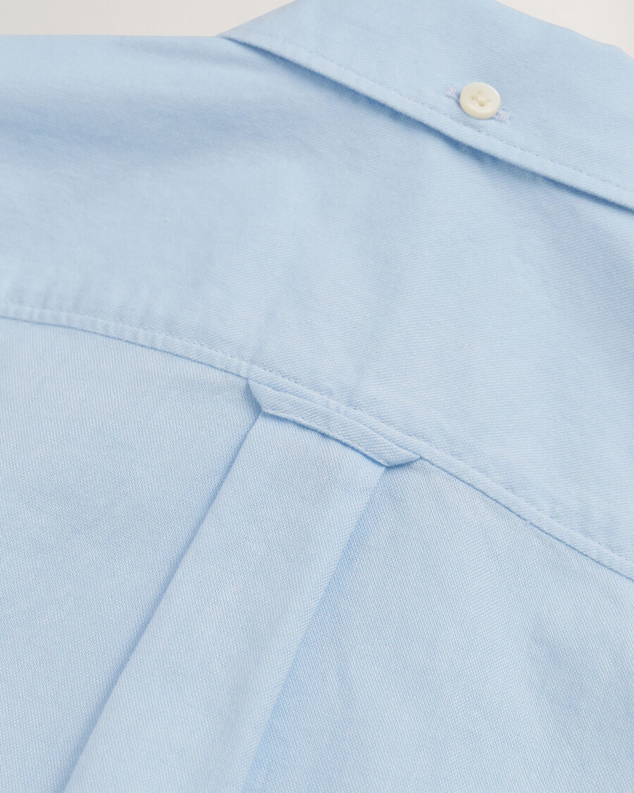 kinderoverhemd van het shield oxford-type - capri blauw