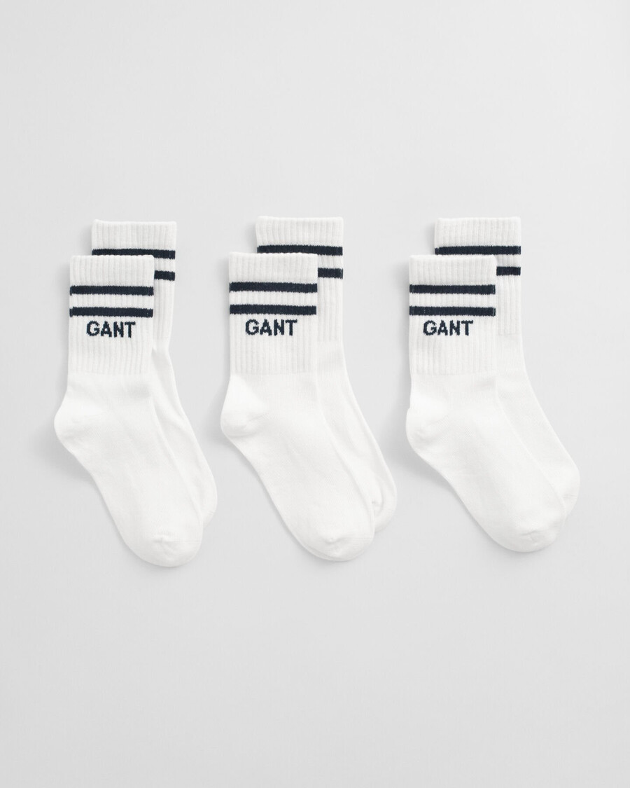 kinder sportsokken 3 stuks - wit
