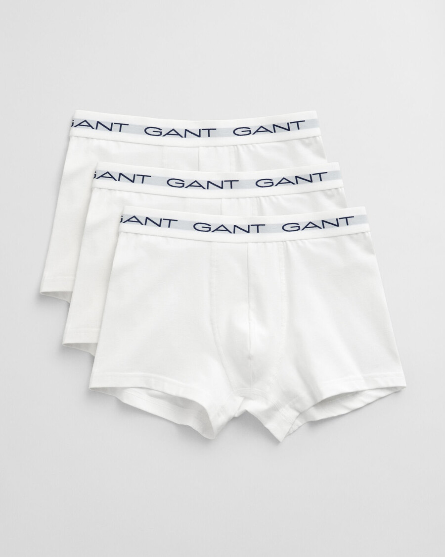 boxershorts 3 stuks voor tienerjongens - wit