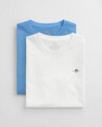 t-shirts met ronde hals voor tieners 2 stuks - wolkenwit