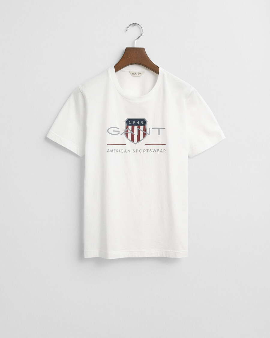 teens archive shield t-shirt - wit