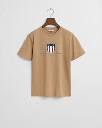 teens archive shield t-shirt - donker kaki