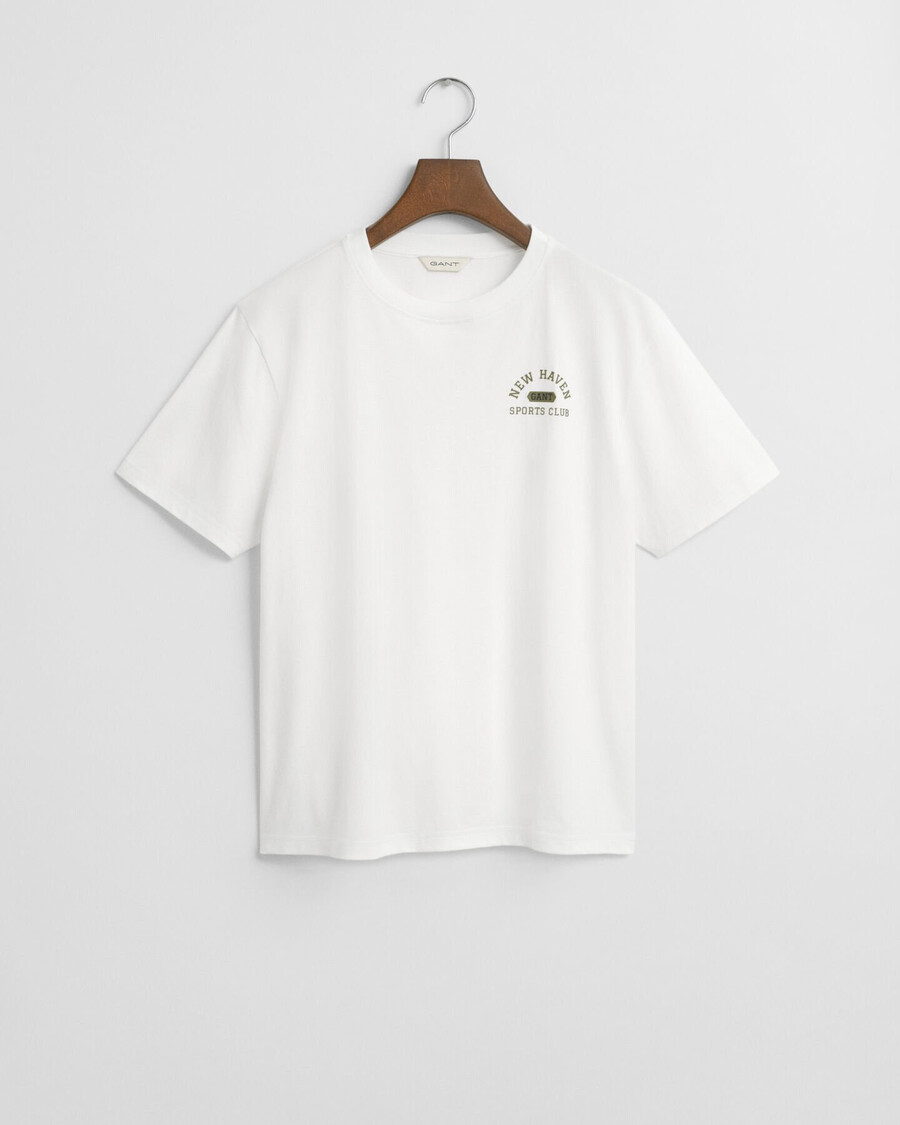 t-shirt met print voor tieners - wit