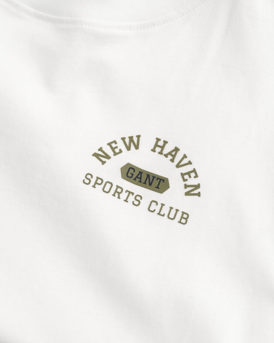 t-shirt met print voor tieners - wit