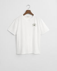 t-shirt met print voor tieners - wit