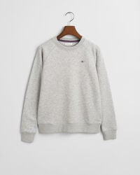 teens shield crew neck sweatshirt - lichtgrijs gemêleerd