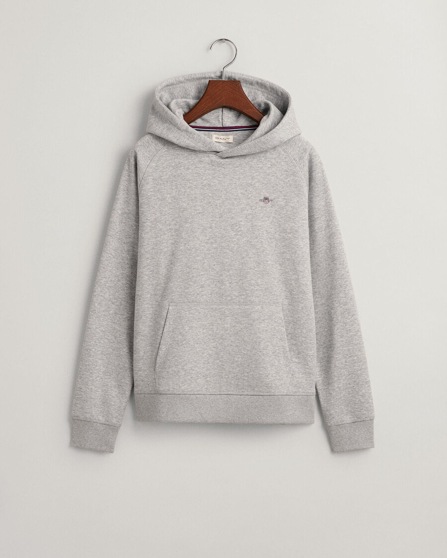 teens shield hoodie - lichtgrijs gemêleerd