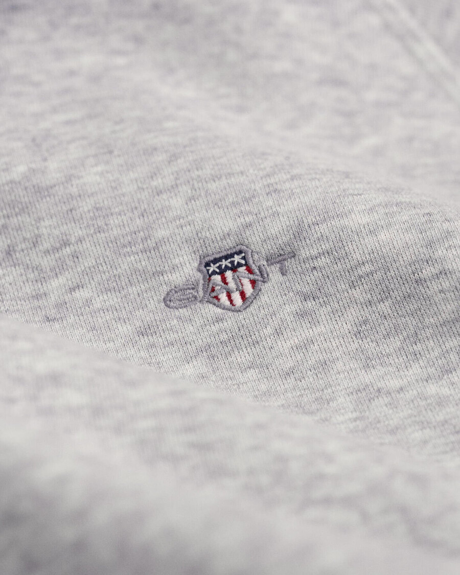 teens shield hoodie - lichtgrijs gemêleerd
