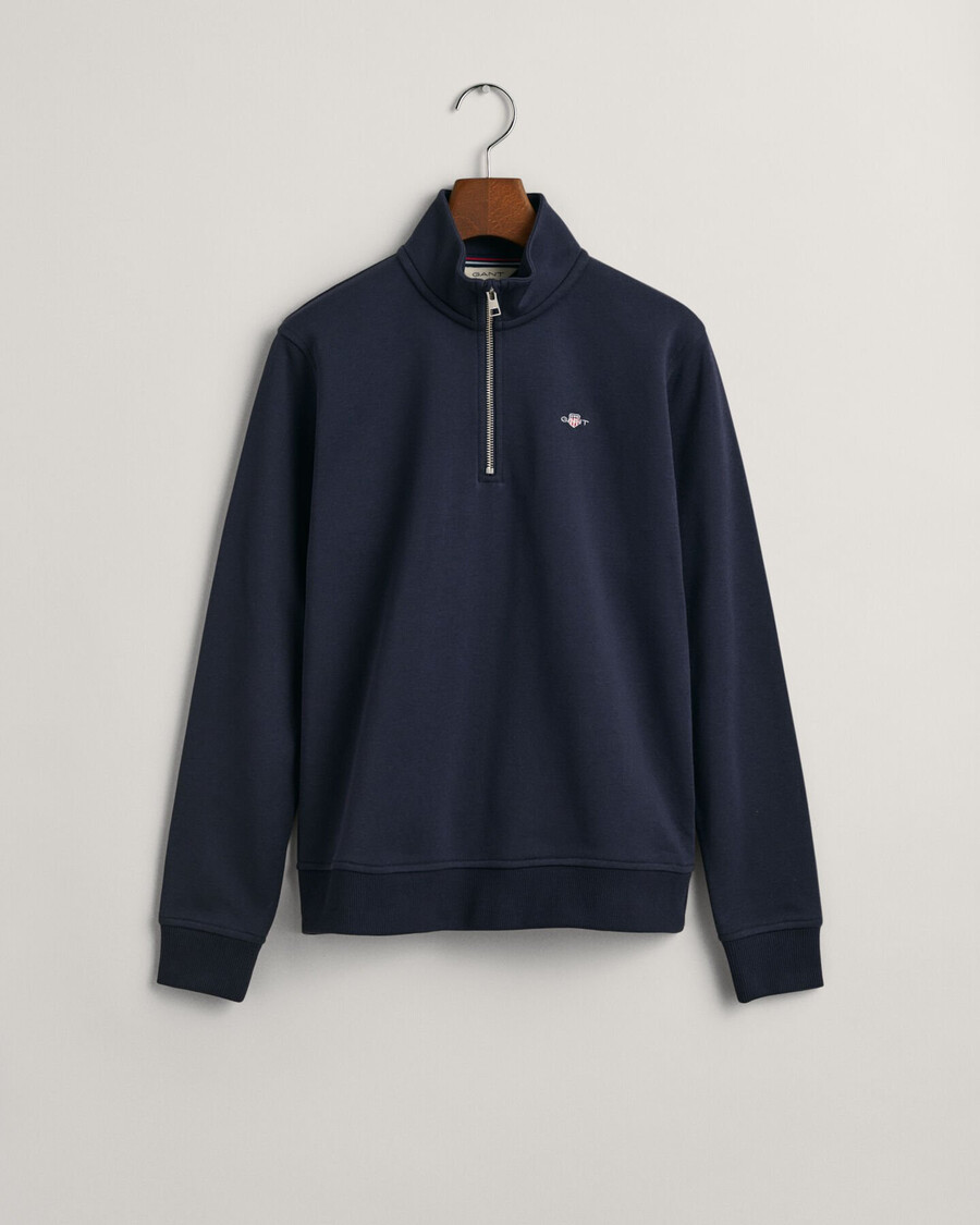 teens shield halfzip sweatshirt - avondblauw