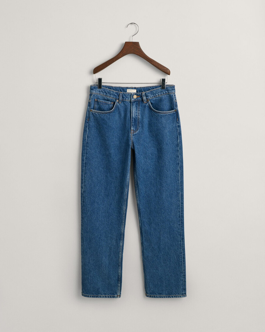relaxte jeans voor tienerjongens - lichtblauw