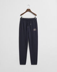 grafische joggingbroek voor tienerjongens - avondblauw