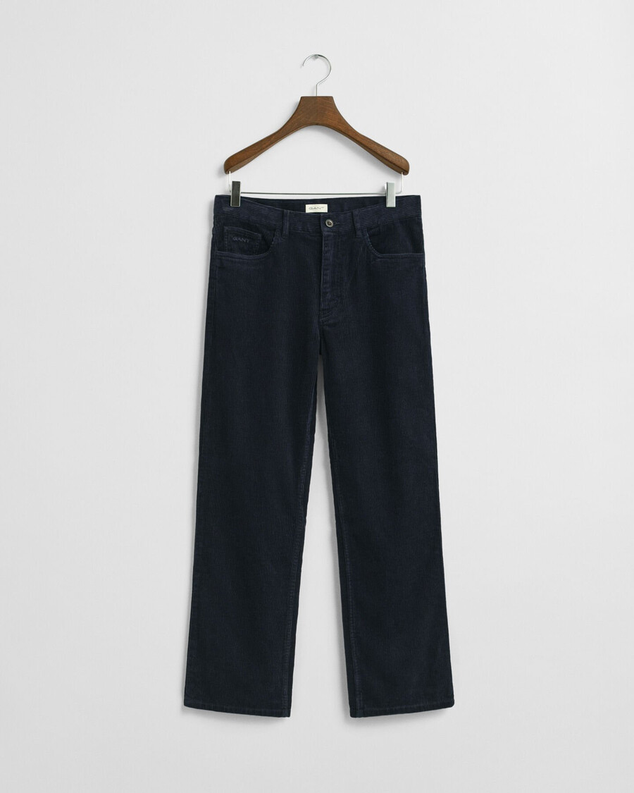 corduroy broek met 5 zakken voor tienerjongens - avondblauw