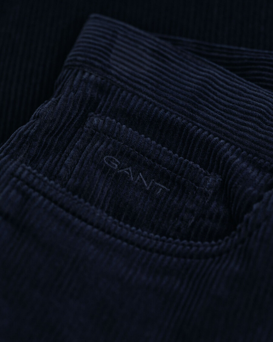 corduroy broek met 5 zakken voor tienerjongens - avondblauw