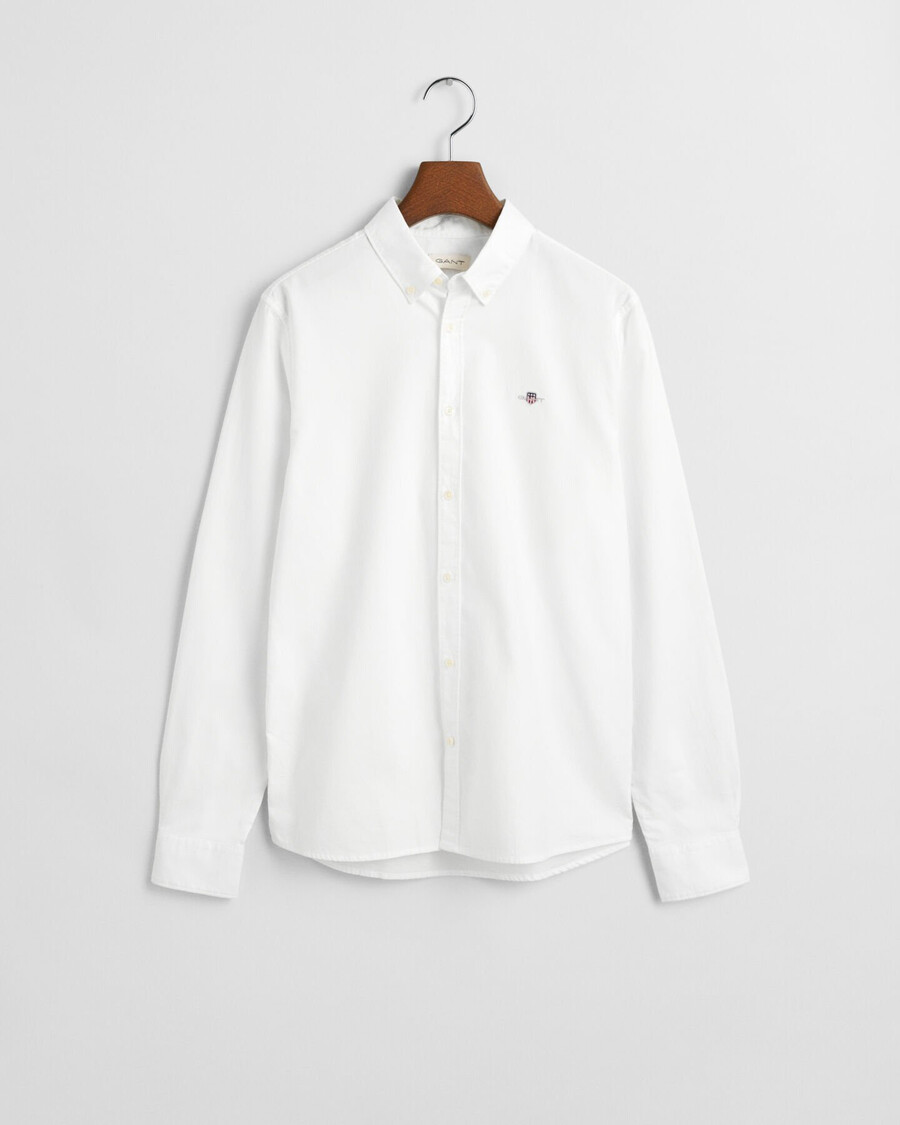 teens shield oxford-shirt - wit