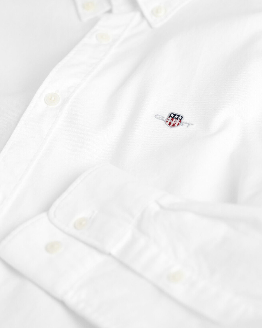 teens shield oxford-shirt - wit