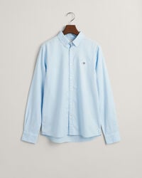 teens shield oxford shirt - capri blauw
