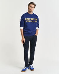 slim fit jeans - donkerblauw