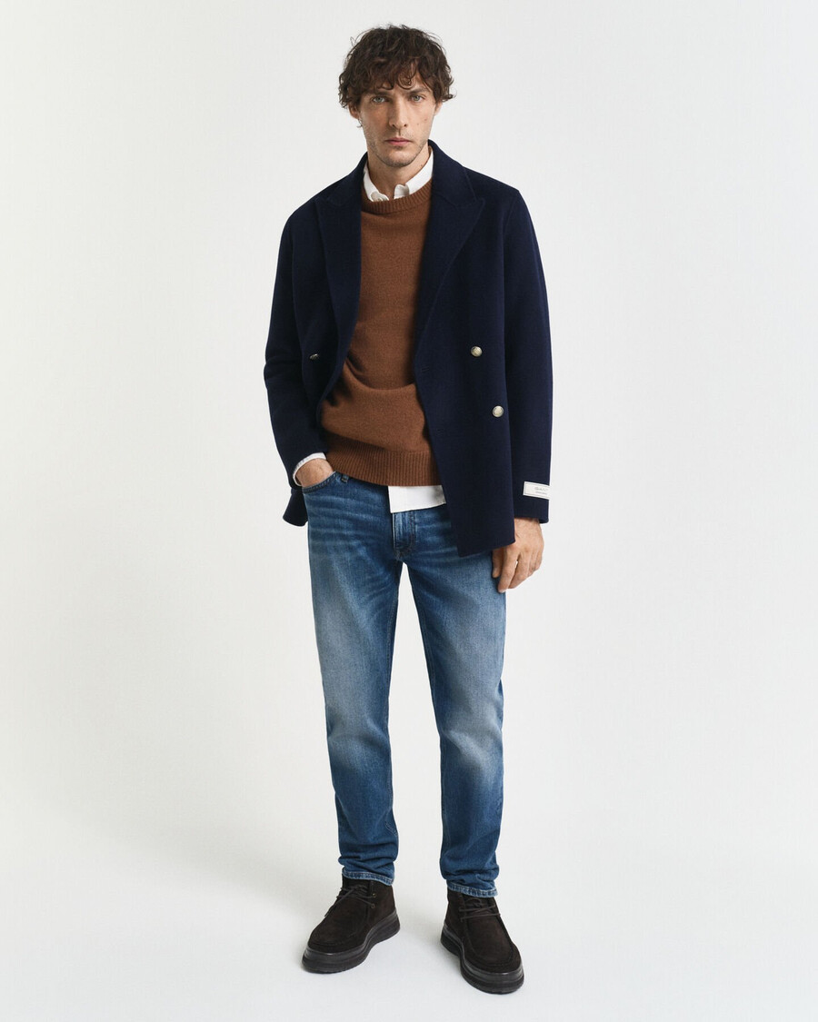 slim fit jeans - middelblauw vintage