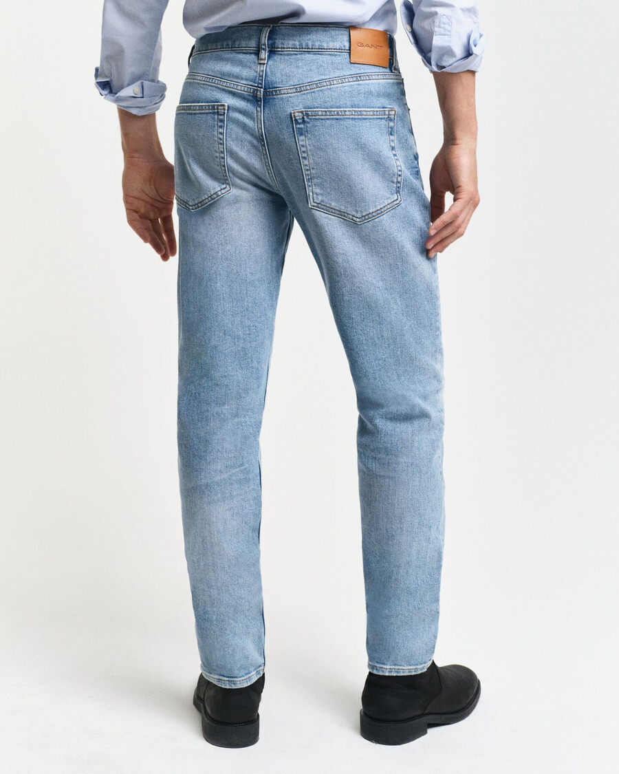 slim fit jeans - lichtblauw vintage