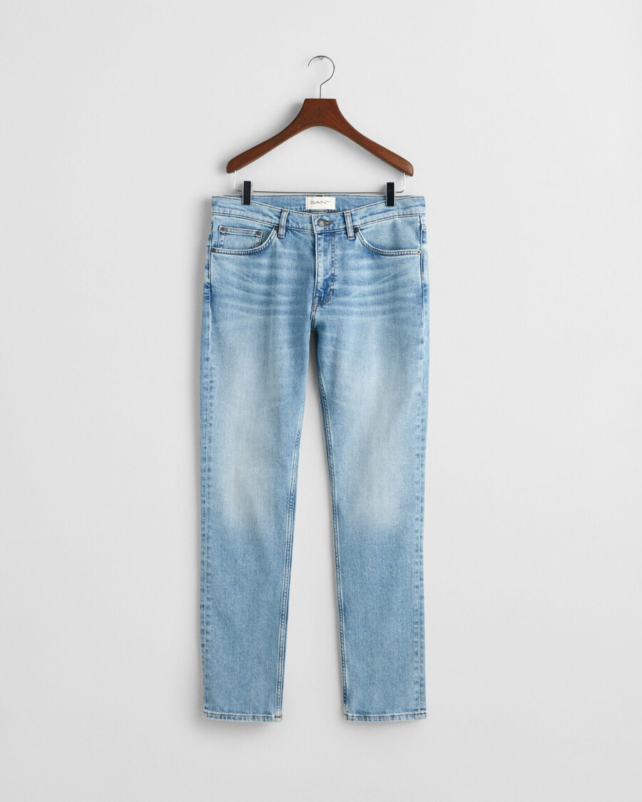 slim fit jeans - lichtblauw vintage
