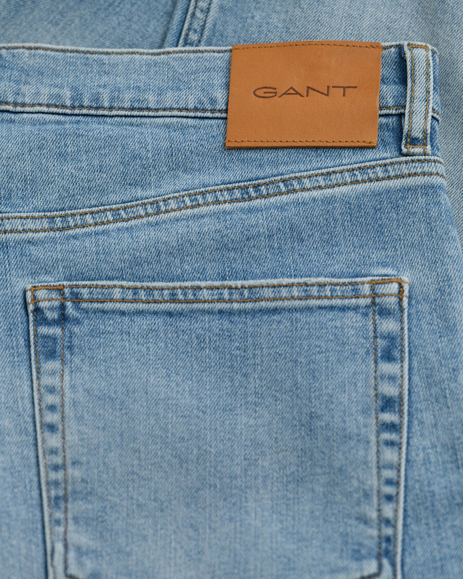 slim fit jeans - lichtblauw vintage