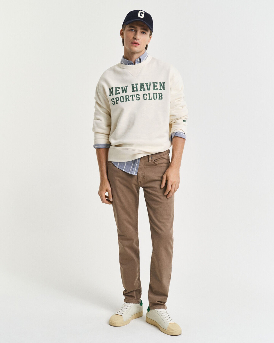 slim fit desert jeans - desert brown