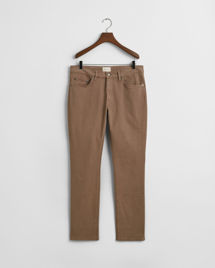 slim fit desert jeans - desert brown