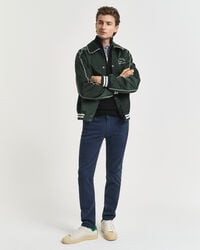 slim fit desert jeans - marine