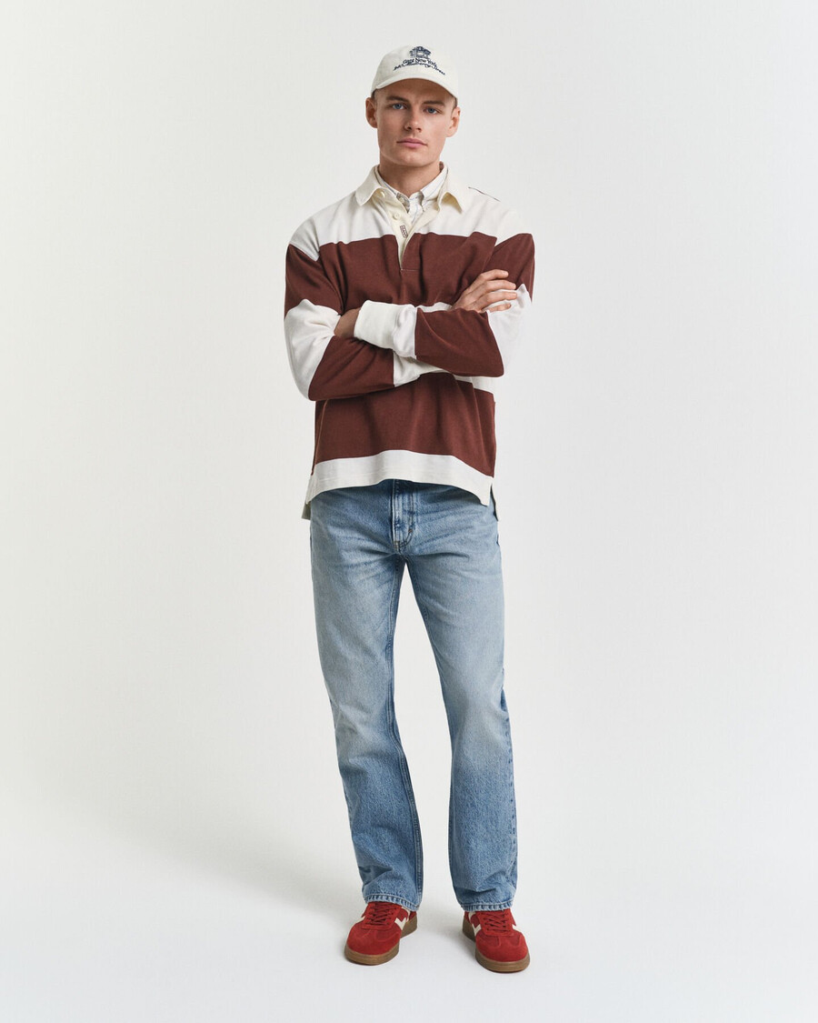 vintage gewassen bootcut jeans - semi-lichtblauw vintage