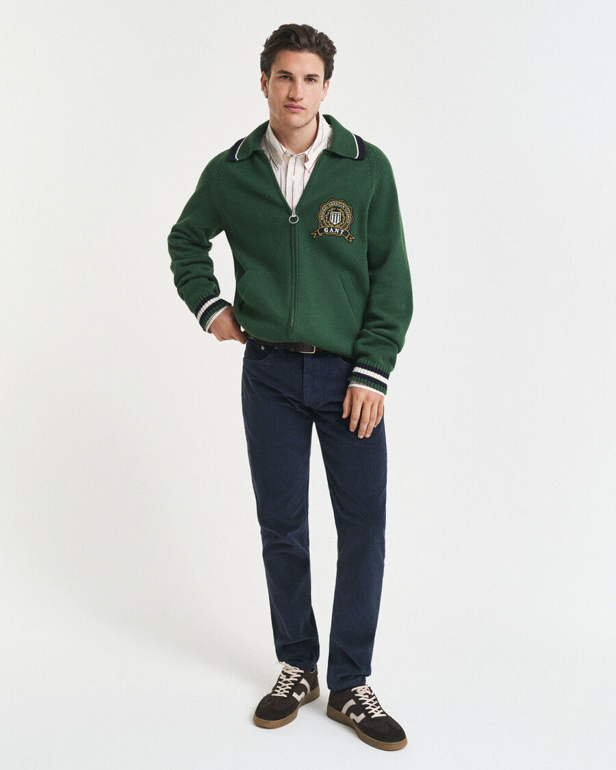 slim fit corduroy jeans - avondblauw