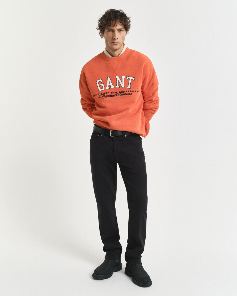 normale pasvorm zachte twill jeans - zwart