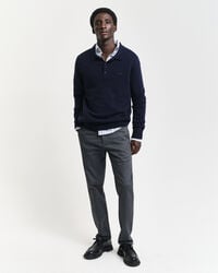slim fit chinos - antraciet