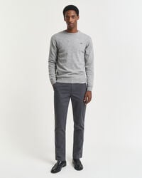 slim fit super comfort chinos - antraciet