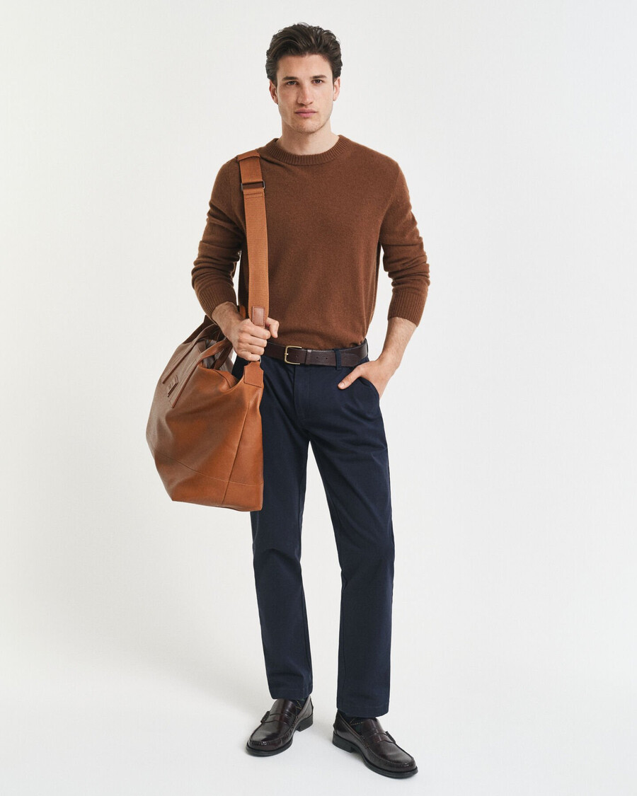 slim fit super comfort chinos - avondblauw