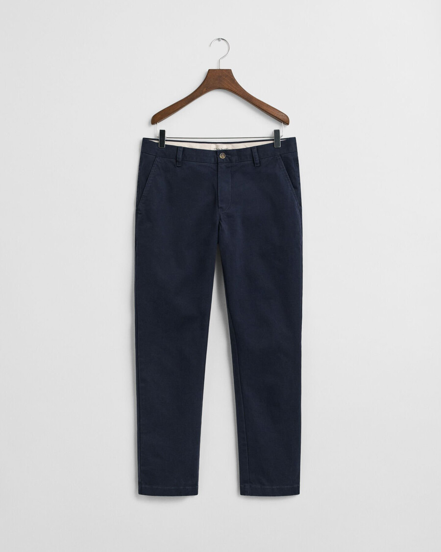 slim fit super comfort chinos - avondblauw