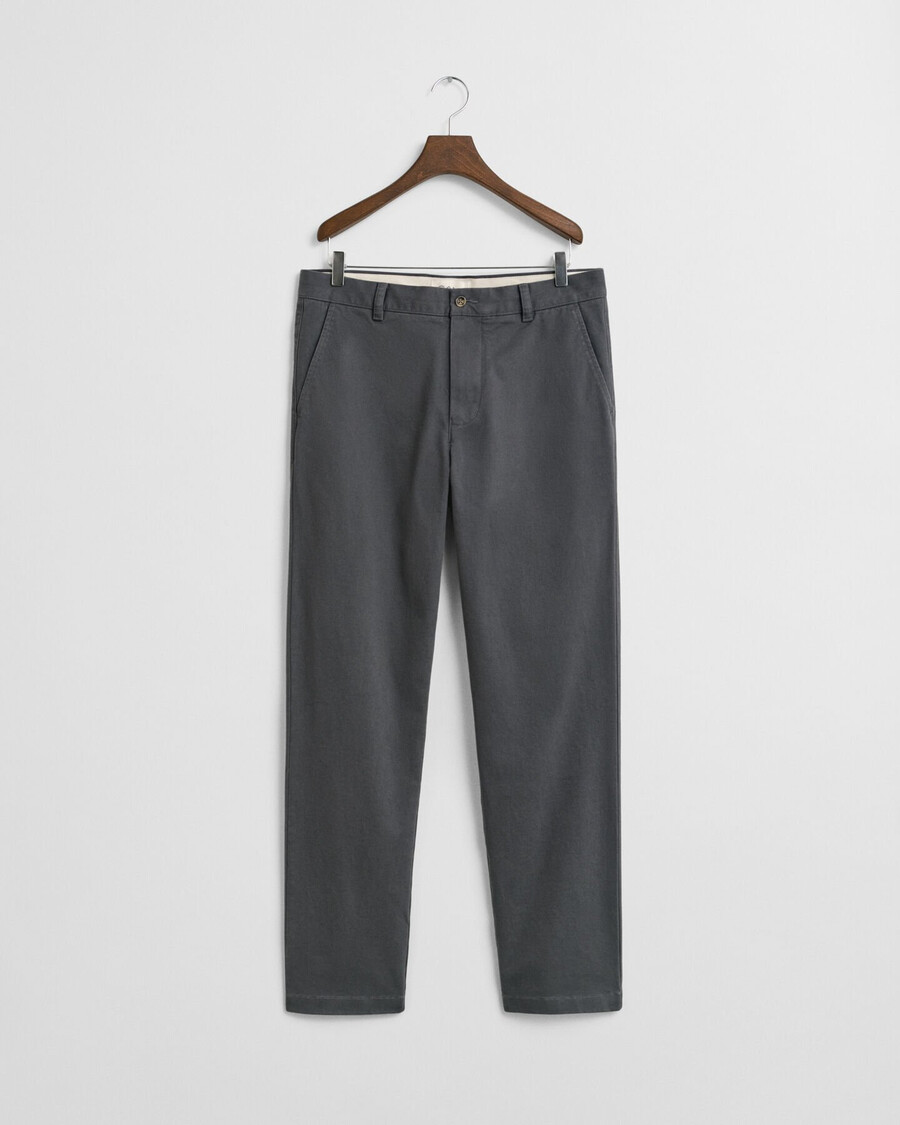 normale pasvorm supercomfortabele chinos - antraciet
