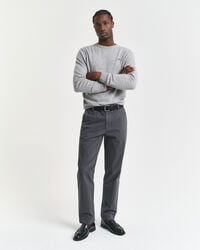 normale pasvorm supercomfortabele chinos - antraciet